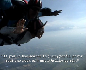 First Hand Woman - Sarah Michelle Brown - skydiving