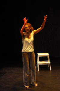 NYC debut. Cast: Sarah Michelle Brown - "Depression".  Photographer: Nicholas Santasier