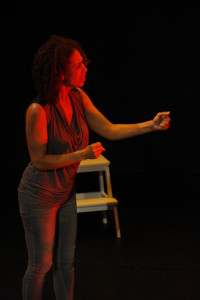 NYC debut. Cast L-R: Patrice Goodman - "Anger".  Photographer: Nicholas Santasier